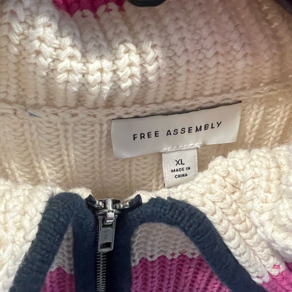 Free Assembly chunky half zip popover sweater - Picture 3 of 4